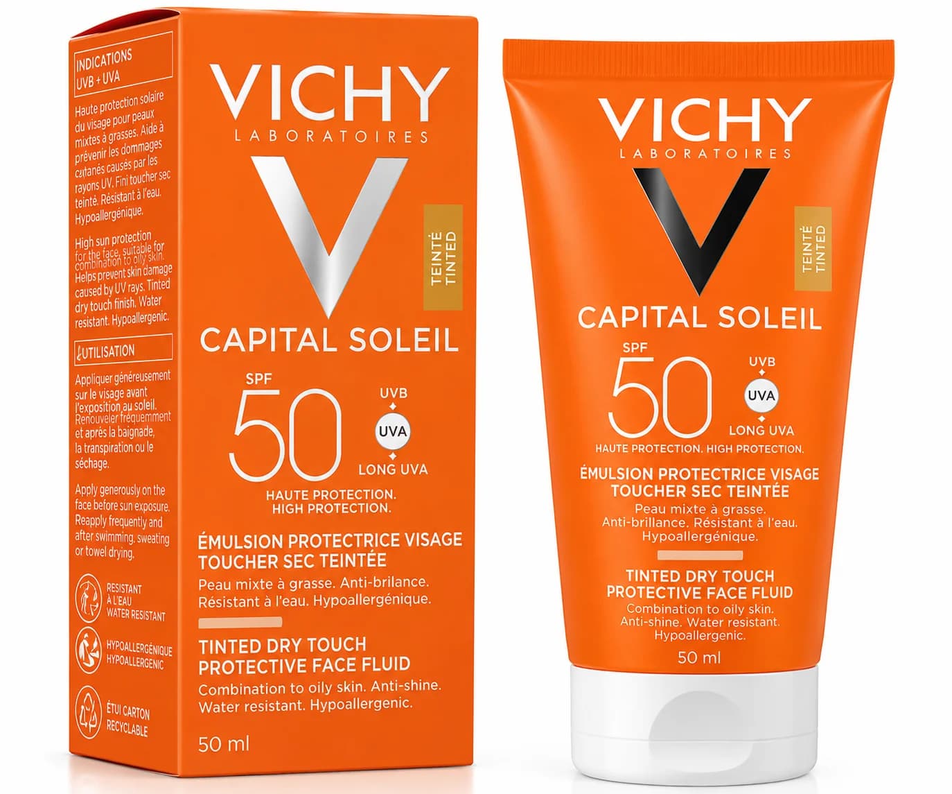 Vichy Capital Soleil Tinted Dry Touch SPF 50