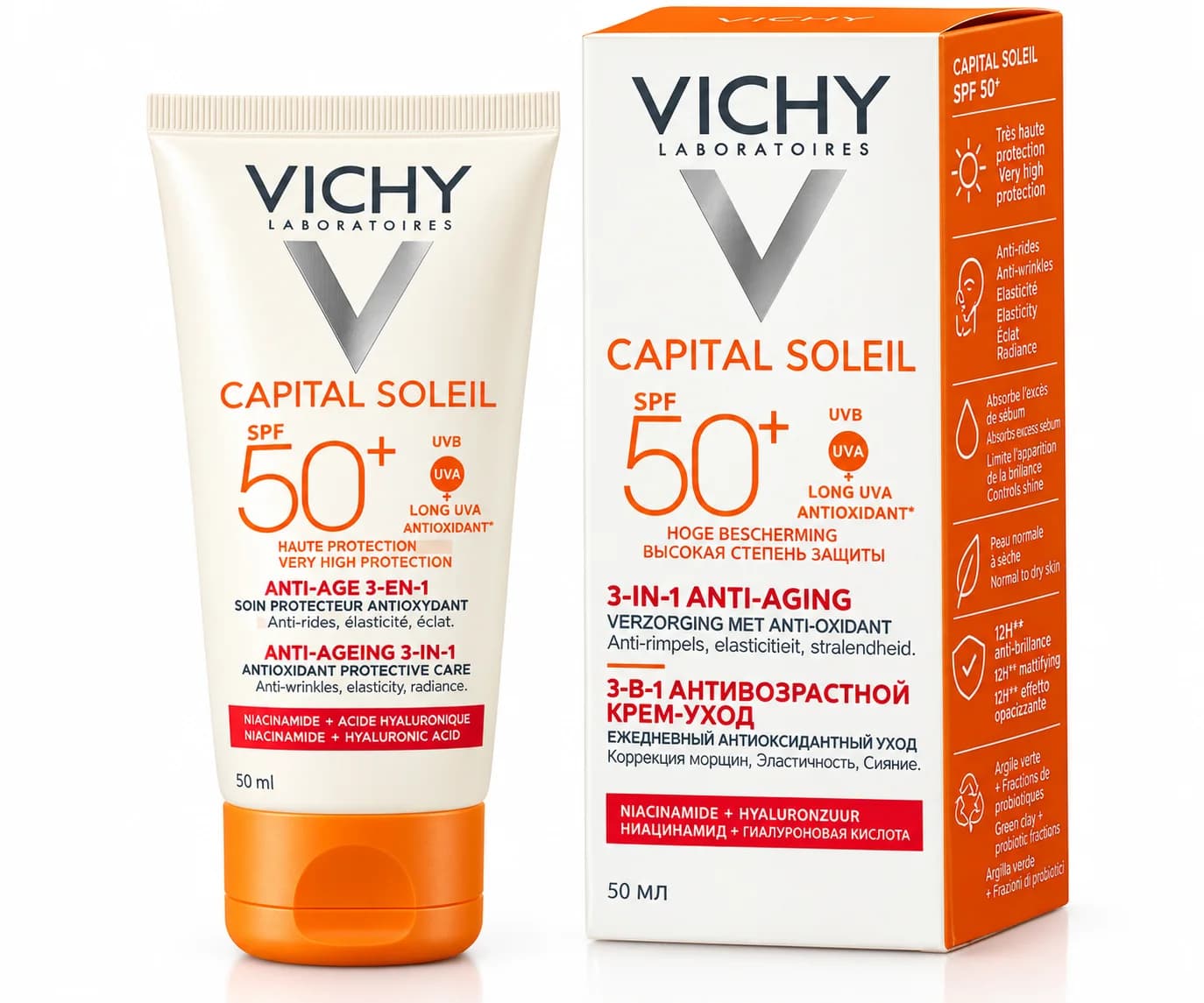 Vichy Capital Soleil Anti-Age 3-in-1 SPF 50+