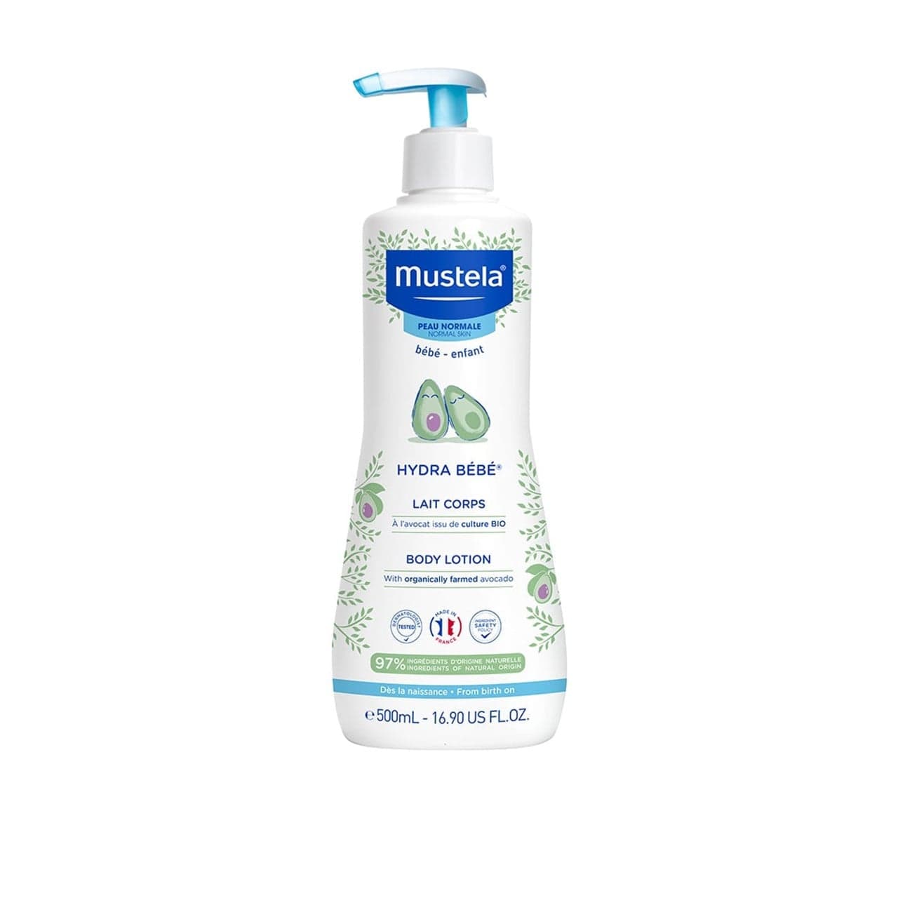 Mustela Hydra bébé Lait corps à l’avocat